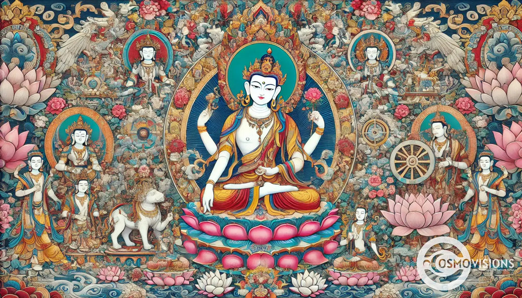 buddhist-thangka, Buddhism, white tara,