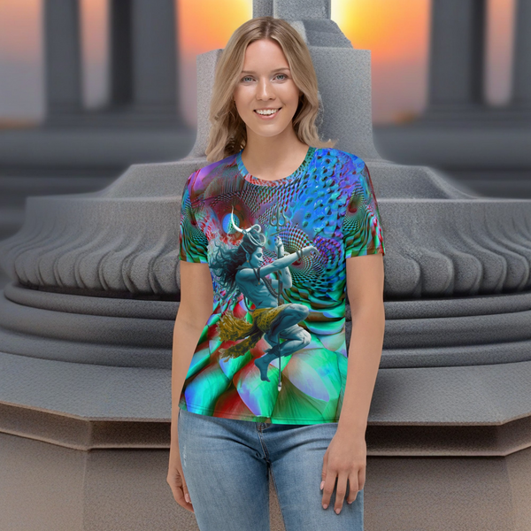 Shiva - Psychedelic Hindu All Over T-Shirt
