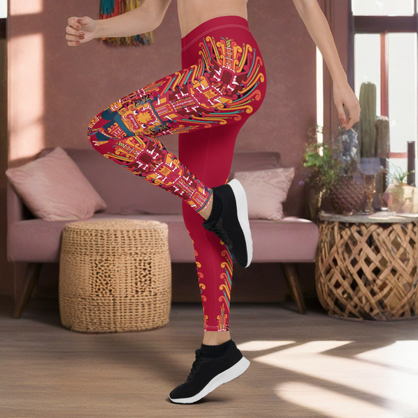 Quetzalcoatl Aztec Leggings