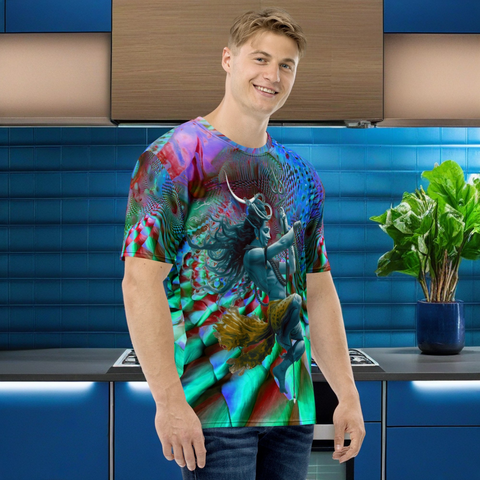 Shiva - Psychedelic  Hindu All Over T-Shirt