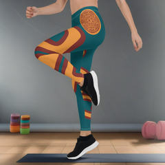 Mictlantecuhtli Aztec Leggings