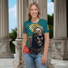 Narcos Santa Muerte All Over T-Shirt