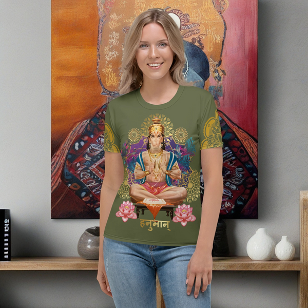 Hanuman Hindu All Over T-Shirt