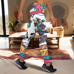 Quetzalcoatl Aztec Leggings