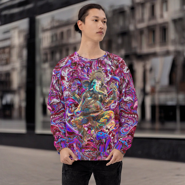 Ganesh Psychedelic Hindu Sweatshirt