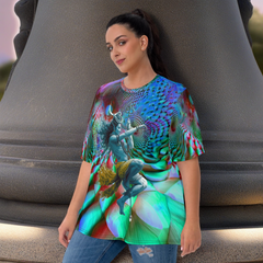 Shiva - Psychedelic Hindu All Over T-Shirt