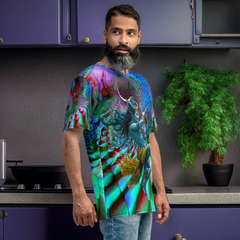 Shiva - Psychedelic  Hindu All Over T-Shirt