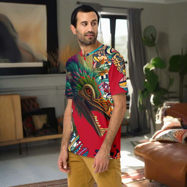 Quetzalcoatl Aztec All Over T-Shirt