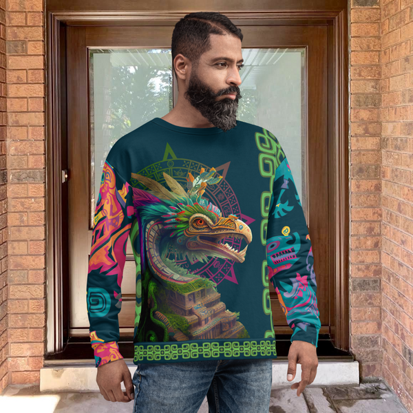 Quetzalcoatl Aztec Sweatshirt