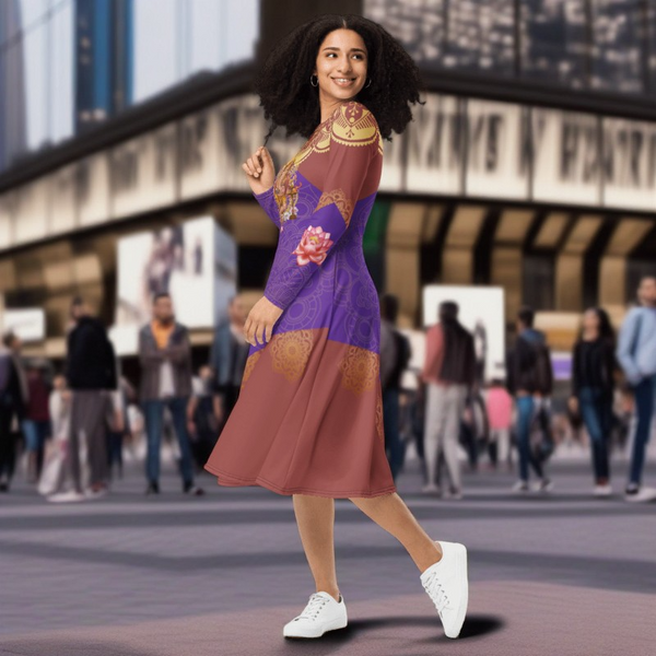 Ganesh Hindu Midi Dress