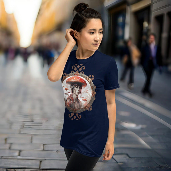 "Amanita Collection T-shirt showcasing Yakut inspired designs"