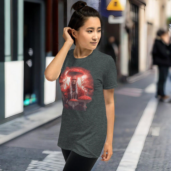 "Amanita Collection T-shirt showcasing Yakut inspired designs"