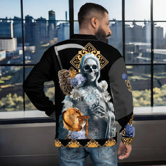 Blanca Santa Muerte Bomber Jacket