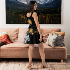 Blanca Santa Muerte Skater Dress