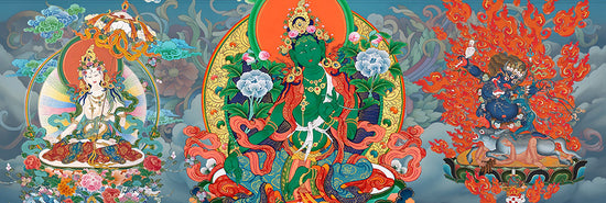 Buddhist Thangka Banner Mobile
