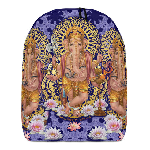 Cosmovisions-AI Ganesh Hindu backpack.