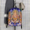 A Cosmovisions-AI Ganesh Hindu Backpack with an image of ganesha on it.