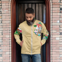 Green Tara Thangka Bomber Jacket