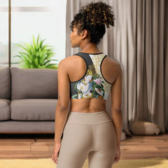 Green Tara Thangka Sports bra