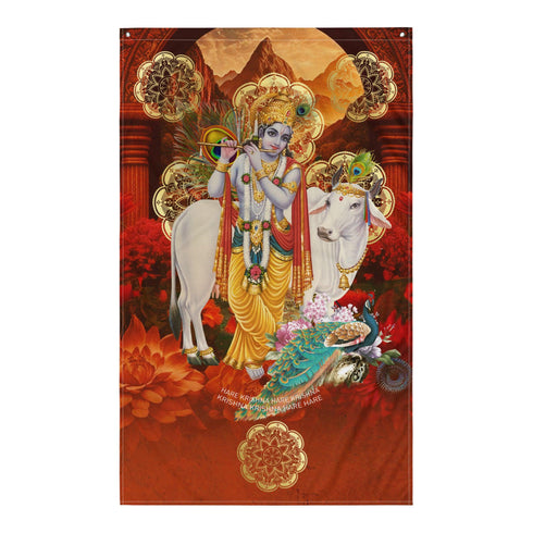 Krishna Hindu Flag