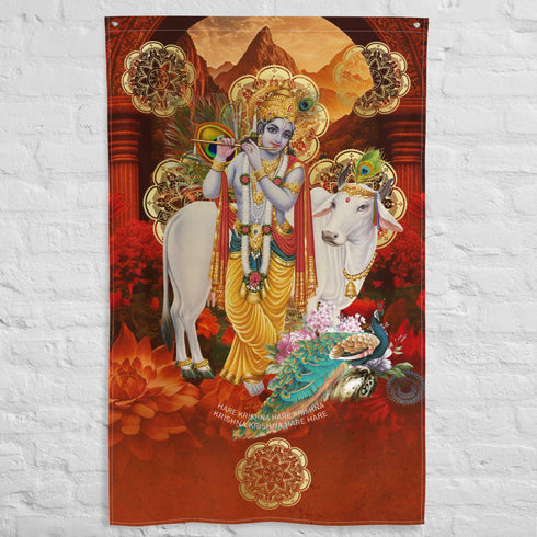 Krishna Hindu Flag