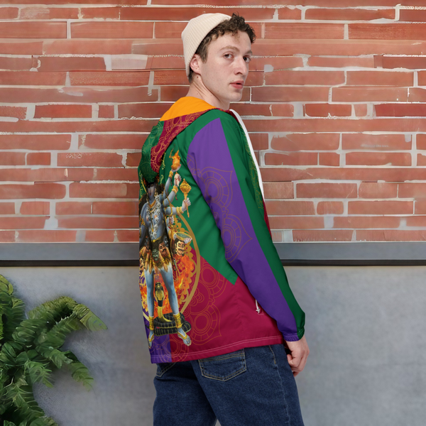 Kali Hindu Men’s Windbreaker