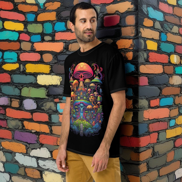 Magic Mushrooms All Over T-Shirt