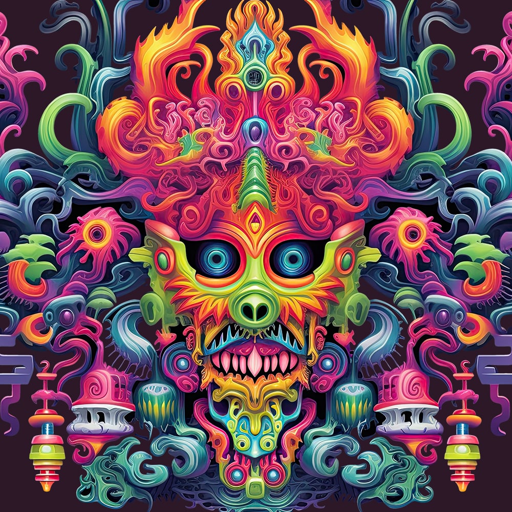 Magic Mushrooms Square