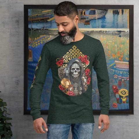 Negra Santa Muerte Long Sleeve Shirt