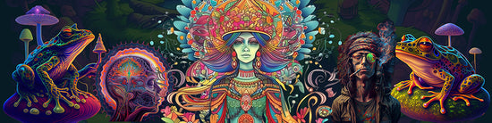 Psychedelic Pop Banner Mobile