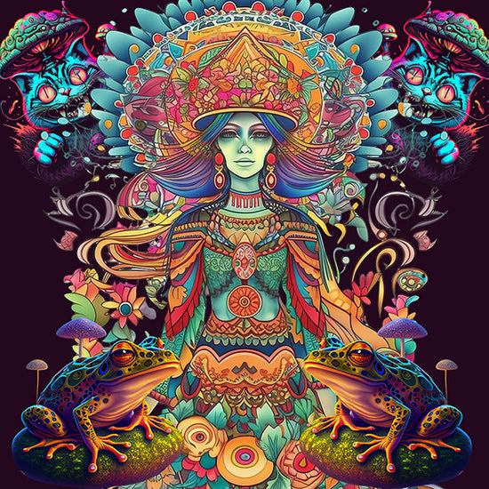 Psychedelic Pop Square Mobile