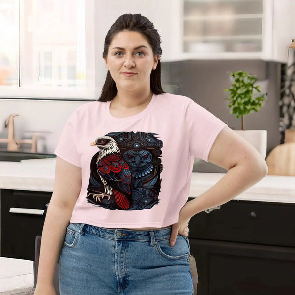 Sacred Animals Haida-Tlingit Crop T-Shirt