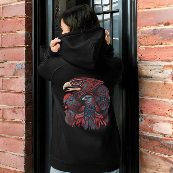 Sacred Animals Haida-Tlingit Unisex Eco Hoodie