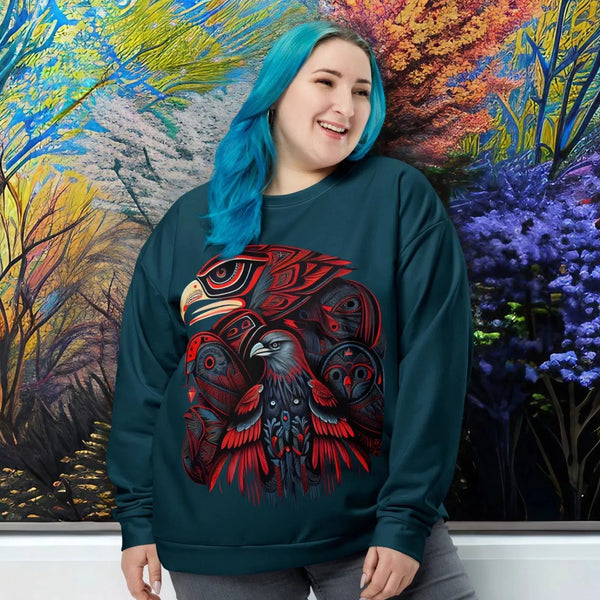 Sacred Animals Haida-Tlingit Unisex Sweatshirt