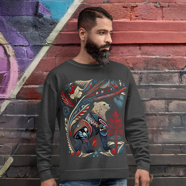 Sacred Animals Haida-Tlingit Unisex Sweatshirt