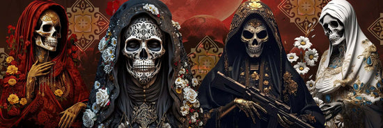Santa Muerte Banner Mobile