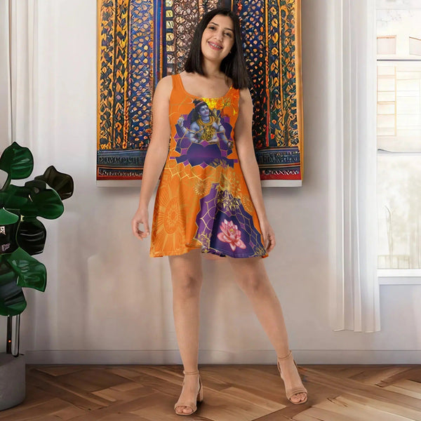 Shiva Hindu Skater Dress
