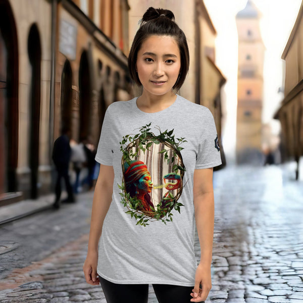 Vibrant Ayahuasca T-Shirt depicting spiritual narratives