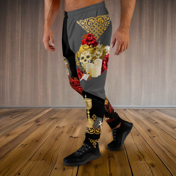 Santa Muerte Roja Joggers - A fusion of spirituality and style from Cosmovisions