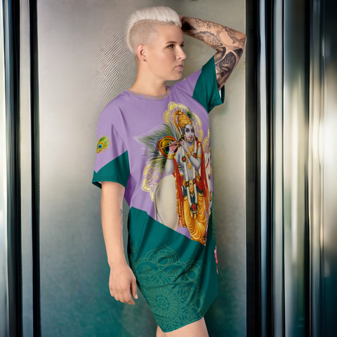 Krishna Hindu T-shirt Dress