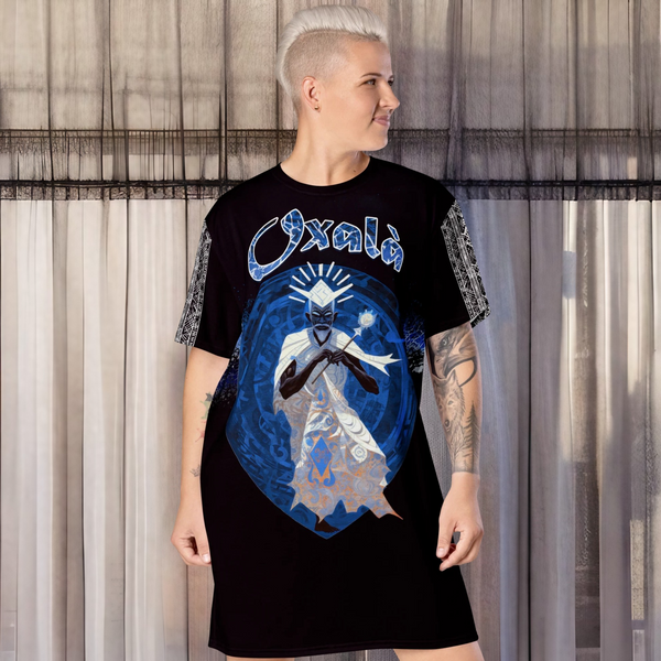 Oxala Orisha T-Shirt Dress