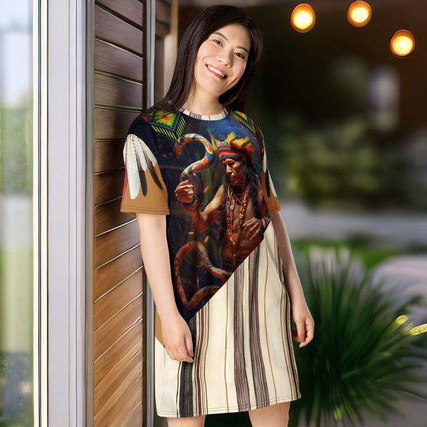 Ayahuasca T-Shirt Dress