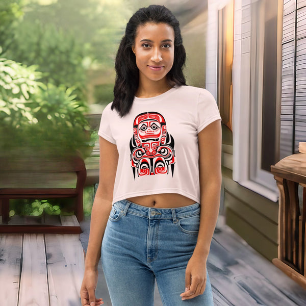 Original Haida-Tlingit Cropped T-Shirt