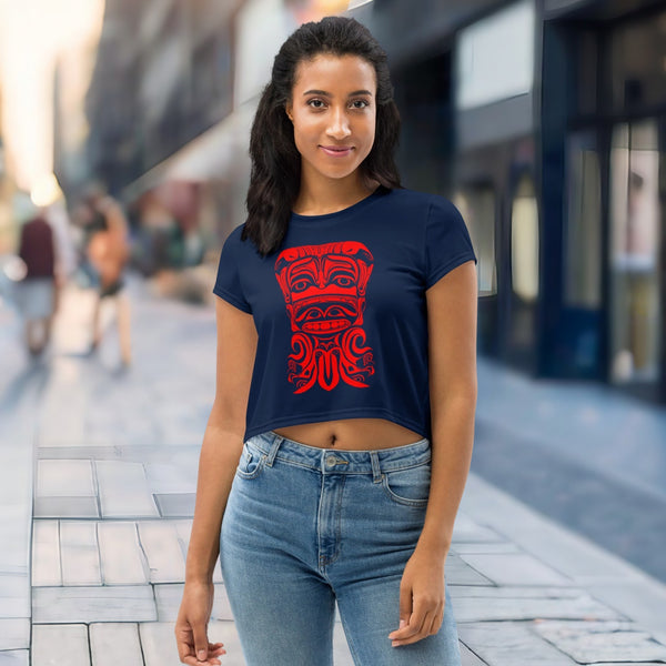 Original Haida-Tlingit Cropped T-Shirt
