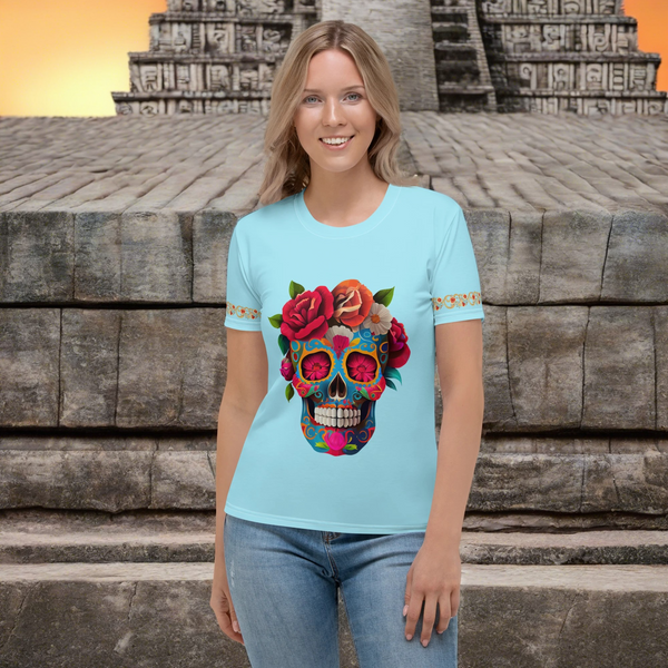 Dia de los Muertos inspired All Over T-Shirt