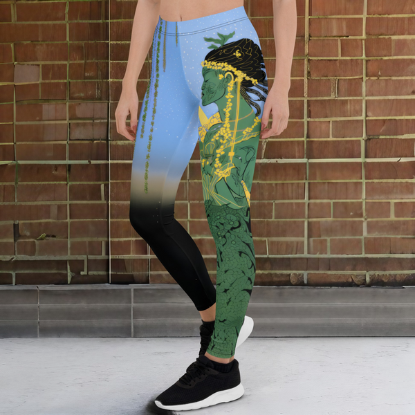 Oxum Orixa Leggings