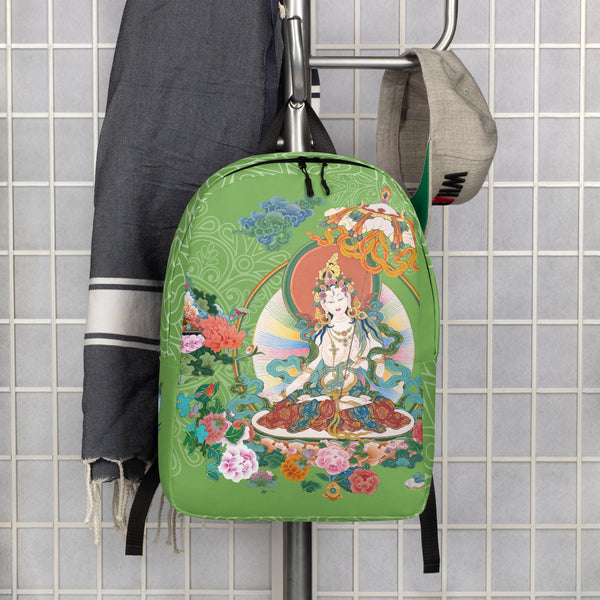 Intricate design of the Backpack: White Tara from the Thangka Collection.