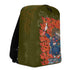 "Backpack expressing intercultural appreciation and personal expression from Thangka Yama Collection"
