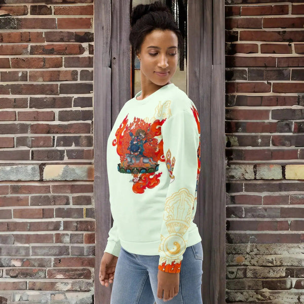 "Spiritual fashion with Thangka - Yama Sweatshirt"