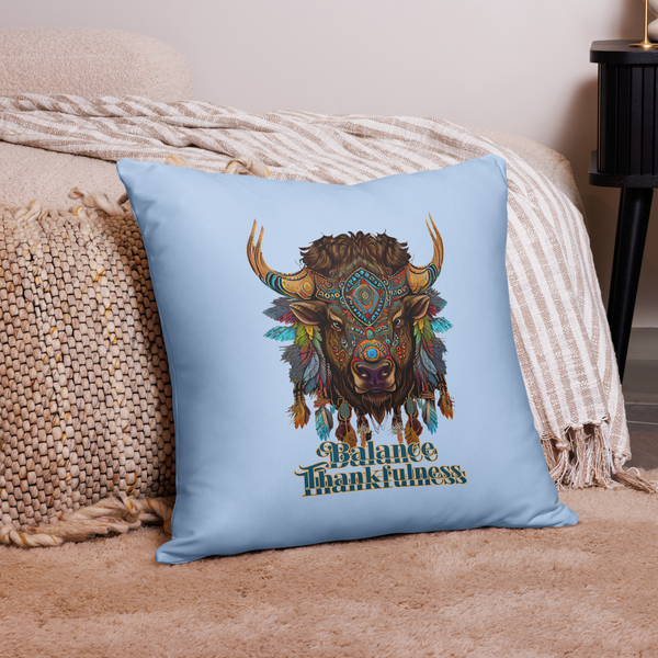 Bison Spirit Animals Pillow